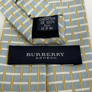 BURBERRY LONDON (バーバリーロンドン) スカイブルーチェックネクタイ