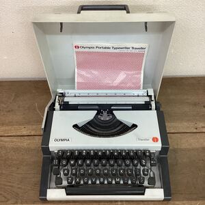 オリンピア OLYMPIA Portable Typewriter Traveller 説明書付き タイプライター レトロ アンティーク ゆうパック80サイズ発送 兵庫発