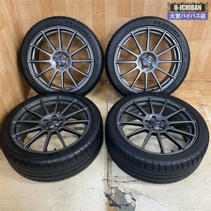 エンケイ PF03 18インチ 7J +48 5H 100 & 2021年 ミシュラン PS4 225/40R18 86 BRZ プリウス カローラツーリング インプレッサ等に _▽004