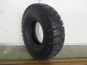 5.00-8 8PR ダンロップ POWERLIFTER FK71 中古 9.9分山 1本のみ フォークリフト 2005年製 X1474