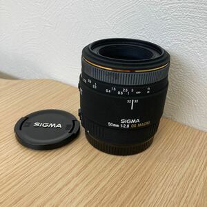 【 極美品 】シグマ SIGMA AF MACRO 50mm F2.8 EX DG Canon EF 標準単焦点マクロレン　1007607 