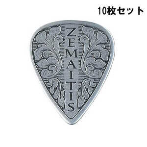 ZEMAITIS ゼマイティス ギターピック 10枚セット ZP06 TD ミディアム M 0.75mm ティアドロップ ピック メタルフロント・デザイン