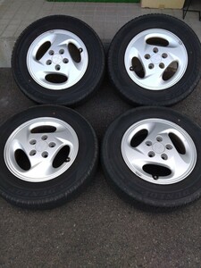 ホンダ Z　純正15インチ　ホイール 4本 5J +45 5H 114.3 DUNLOP GRANDTREK 175/80R15 HONDA ダンロップ 