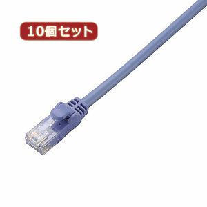 まとめ得 10個セット エレコム　Cat6準拠LANケーブル LD-GPN BU1X10 x [2個] /l