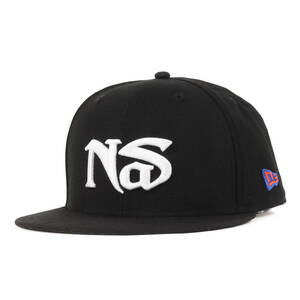 新品 APPLEBUM アップルバム 21AW NAS NEW ERA スナップバック ベースボールキャップ(9 FIFTY Nas) ブラック 黒 コラボ 帽子