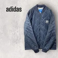 アディダス adidas 3L ナイロンジャケット ジャンバー ブルー 軽量