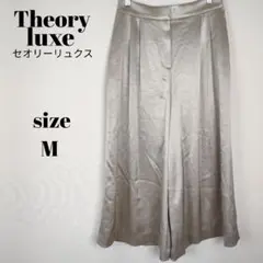 【a1115】Theory セオリー リュクス タックワイド パンツ 38 光沢