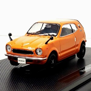 箱付 1/43 エブロ ホンダ Z 1970 昭和の名車 旧車 360cc 軽自動車 スポーツグレード Honda クラシックカー オレンジ レトロ 1円〜 091418