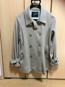 中古 CECIL McBEE セシルマクビー ライトアウター ジャケット ベージュ サイズ M コート