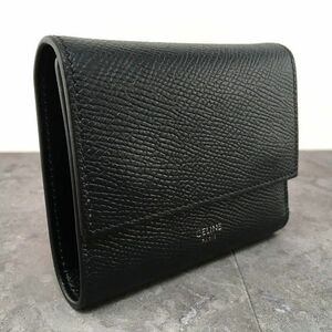 ☆送料無料☆ 美品 CELINE 三つ折り財布 スモール トリフオールド コンパクトウォレット 336