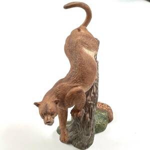 ピューマ フランクリンミント THE FRANKLIN MINT NATIONAL WILDLIFE FEDERATION　THE GREAT CATS OF THE WORLD 置物