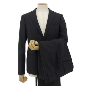 超美品 エンポリオアルマーニ ARMANI シングル スーツ ブラック 2つボタン TLINE size46 メンズ 275599
