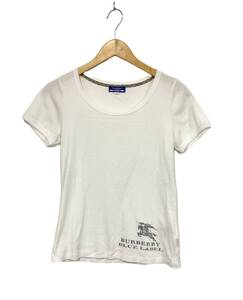 BURBERRY BLUE LABEL (バーバリーブルーレーベル) Tシャツ 半袖シャツ 38 S ホワイト レディース/025