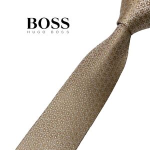 HUGO BOSS ネクタイ やや細身 小紋柄 ヒューゴボス USED 中古 m1057