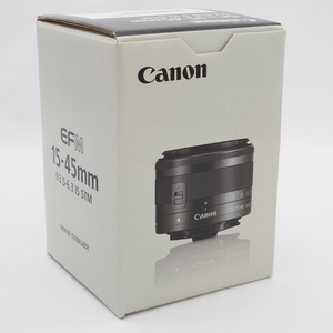 新品★EF-M15-45mm F3.5-6.3 IS STM グラファイト★キヤノン★CANON