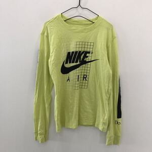 LV272 NIKE 長袖Tシャツ 黄緑 メンズ S