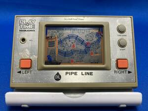 【動作メンテ希少品】LSIゲーム PLAY&TIME OIL PIPE LINE ゲームウォッチ LCD 増田屋 マスダヤ 入手困難レア 携帯 レトロ レア MASUDAYA