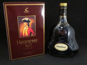 1円～　未開栓　Hennessy ヘネシーXO 金キャップ　クリアボトル ブランデー コニャック 700ml