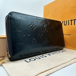 2921【超 極美品】LOUIS VUITTON ルイヴィトン モノグラム ヴェルニ ジッピーウォレット アマラント 長財布 ウォレット M93522/MI4112