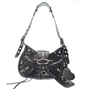 BALENCIAGA バレンシアガ Medium Le Cagole Shoulder Bag ル カゴール ショルダーバッグ 672754 ブラック ITST8XIHQ6BY