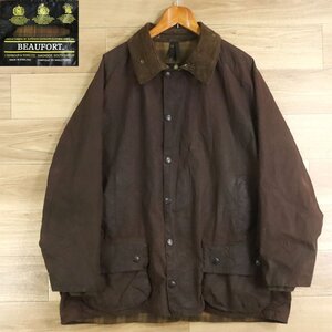 B2R/O1.9-9　90s　イングランド製　Barbour　バブアー　BEAUFORT　ビューフォート　オイルドジャケット　ハンティングジャケット