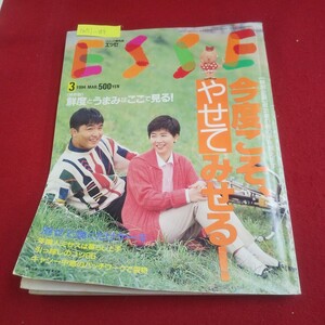 M7j-184 ESSE エッセ 1994年3月号 鮮度とうまみはここで見る! パッチワークで袋物 引っ越しのコツ25 混ぜて焼くだけケーキ 