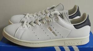 ほぼ新品 スタンスミス 2019年製 JP27.0cm 白×紺 CQ2870 天然皮革 生産終了 アディダス adidas stansmith ホワイト×ネイビー 人気 定番