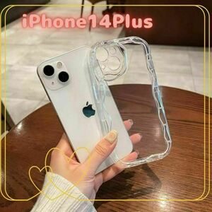 iphone14plus ケース スマホケース 透明 クリア 可愛い 韓国 iPhoneケース アイフォンケース