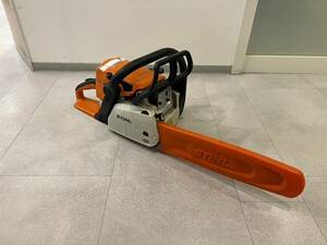 旭川発☆最落なし！チェーンソー！STIHL！型式：MS210C！圧縮OK！ソーカバー付属！現状！売切！（2）