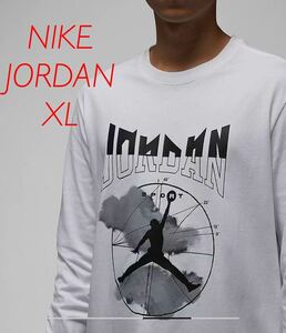 XL 新品 NIKE ナイキ JORDAN ジョーダン DRI-FIT 長袖 ロングスリーブ Tシャツ ロンＴ 白 ホワイト