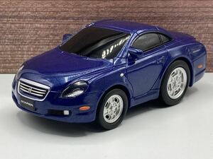 即決有★プルバックカー トヨタ ソアラ UZZ40 TOYOTA SOARER 青 ブルー ドライブタウン★ミニカー