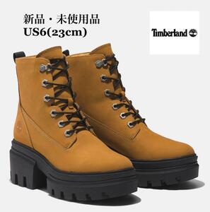 Timberland ティンバーランド EVERLEIGH 6 INCH LACE UP BOOT エヴァーリー 6インチ レースアップブーツ ウィート 厚底 23cm