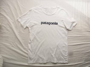 patagonia パタゴニア　オーガニックコットン　ロゴプリント入りTシャツ　サイズ L　MADE IN USA