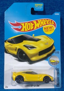 【ミニカー】HotWheels CORVETTE C7 Z06 イエロー ホットウィール CHEVROLET シボレー コルベット