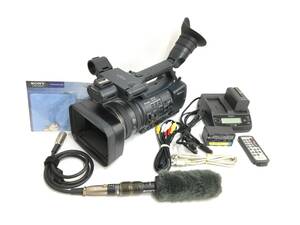 ★ SONY HANDYCAM HDR-AX2000 + ECM-VG1 ★ デジタルビデオカメラ マイクロホン バッテリー チャージャー リモコン付き ソニー