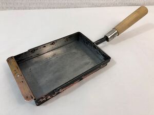 11/18a8 玉子焼き器 京都 有次 銅製 卵焼き 厚焼き卵 調理 フライパン キッチン用品 食卓 調理器具