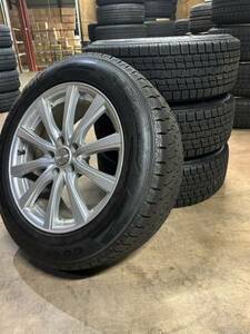 中古冬タイヤホイールセット　235/60R18 グッドイヤー アイスナビSUV　4本セット　送料安★☆