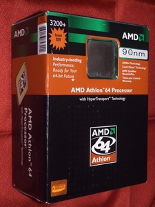 美品中古◆AMD Athlon 64 Processor CPU 3200＋◆リテールBOX Socket 939