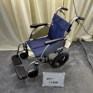 (WC-11509)【中古車椅子】ミキ　介助式車椅子　カルッタ　CRT-4 Lo　消毒洗浄済み　介護用品