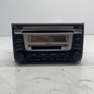 clarion クラリオン 8701A086 オーディオ H58A H53A パジェロミニ 純正 ヘッドユニット 2DIN MD CD AM FM 動作未確認 P61491