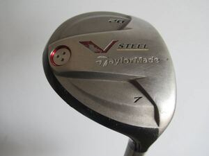 ★TaylorMade テーラーメイド V STEEL フェアウエイウッド 7W 20° 純正カーボンシャフト K430　★レア★激安★中古★　★