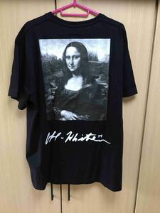 正規 新品 19SS OFF-WHITE c/o VIRGIL ABLOH Off White MONNALISA SLIM TEE オフホワイト ヴァージル アブロー モナリザ Tシャツ XS