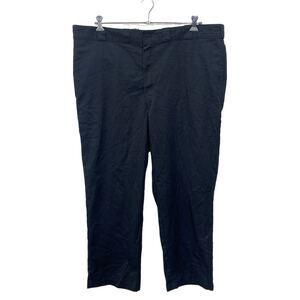 Dickies ワークパンツ チノパンツ W46 ディッキーズ ビッグサイズ ブラック 古着卸 アメリカ仕入 2404-909