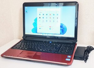 ◆Win11搭載◇Office2021導入済み◇富士通 LIFEBOOOK AH550/5B Core i5 M560 2.67GHz/4GB/320GB/15.6インチ/ブルーレイ◆ 