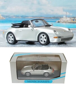 ミニチャンプス 1/43 1994 ポルシェ 911 993 カブリオレ シルバー 5代目 前期型 Porsche Cabriolet 430 063030 送料無料