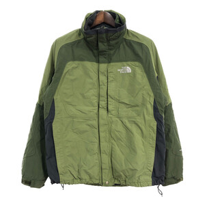 THE NORTH FACE ノースフェイス HYVENT マウンテンパーカー アウトドア グリーン (メンズ L) 中古 古着 R8826