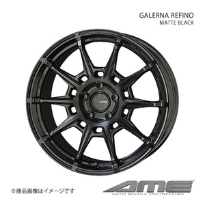 GALERNA REFINO アルミホイール1本 ブーン M7#0S(2016/4～)【16×6.5J 4-100 +43 マットブラック】 共豊