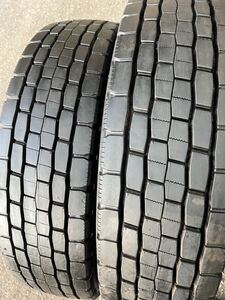 2024年製　イボ付き　新品同じ　225/90R17.5 127/125 LT ダンロップ DECTES SP680 地山 ミックス 中型 4t車 増トン　SNOW 2本