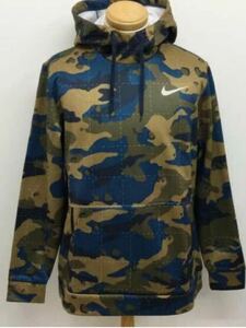 NIKE ナイキ 長袖 パーカー Hooded Sweatshirt, Hoodie DD1758-478 迷彩チェック柄 プルオーバー パーカー サイズ M