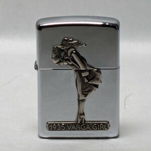 【KKB3068KY】ZIPPO ジッポ 1935 VARGA GIRL 1993年製 オイルライター 喫煙具 喫煙グッズ レア アンティーク レトロ 着火未確認 長期保管品